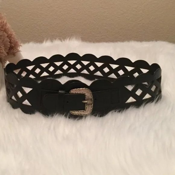 Vintage The Limited Made in Italy leather  belt main image 4